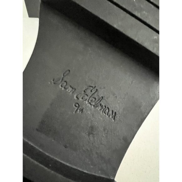 SAM EDELMAN Lulia leather-trimmed suede Chelsea boots Size 9.5 - Picture 6 of 8